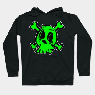 Wavy Skull Hoodie